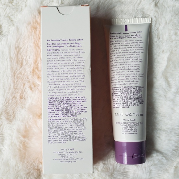 mary kay sunless tanning lotion